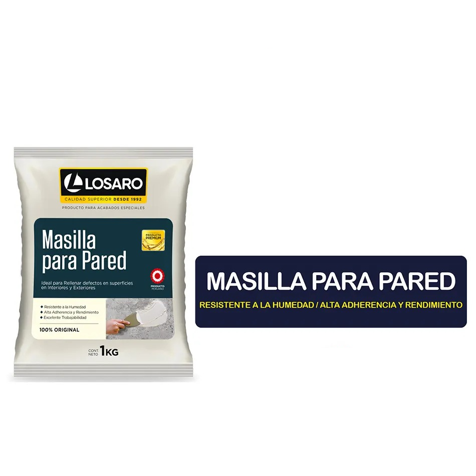 MASILLA PARA PARED 1KG LOSARO