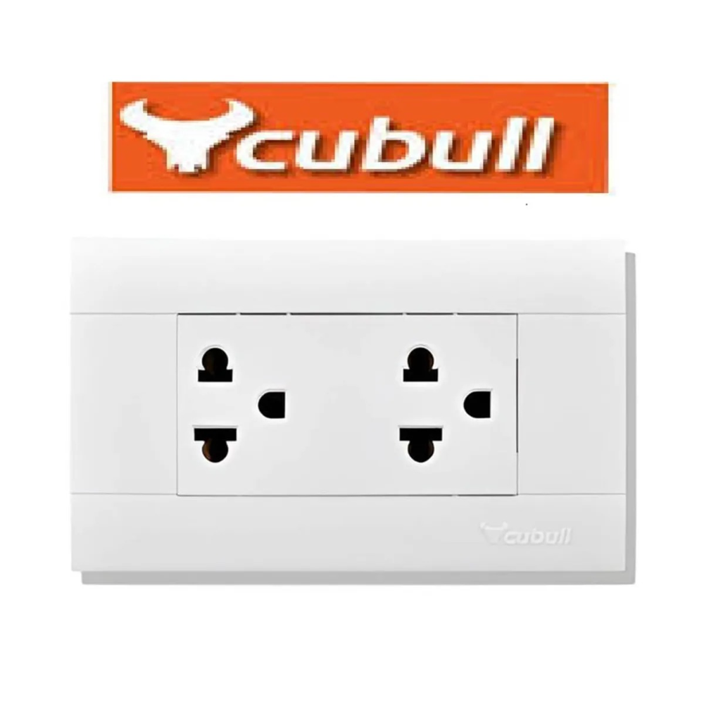 TOMACORRIENTE  DOBLE ENTRADA CUBULL