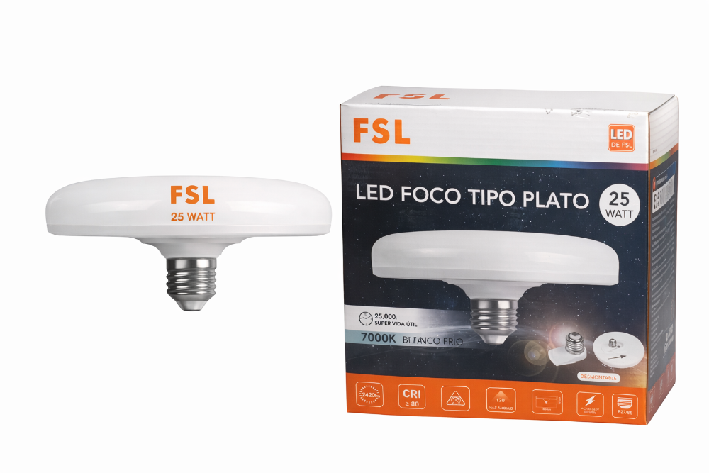 FOCO LED PLATO 25W FSL
