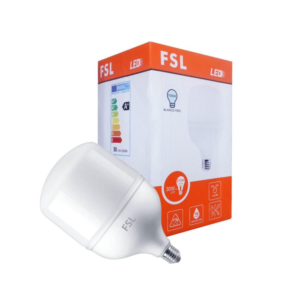 Foco FSL led 30w potencia luz blanco