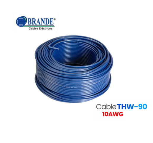 ROLLO THW 10 AWG Azul BRANDE