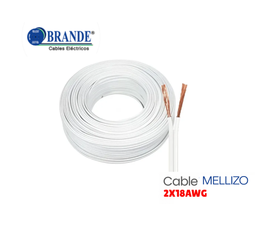 ROLLO Cable Mellizo 2x18 AWG  BRANDE