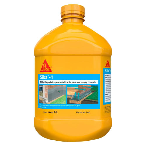 sika Impermeabilizante Líquido para Mortero y Concreto Sika-1 x 4L