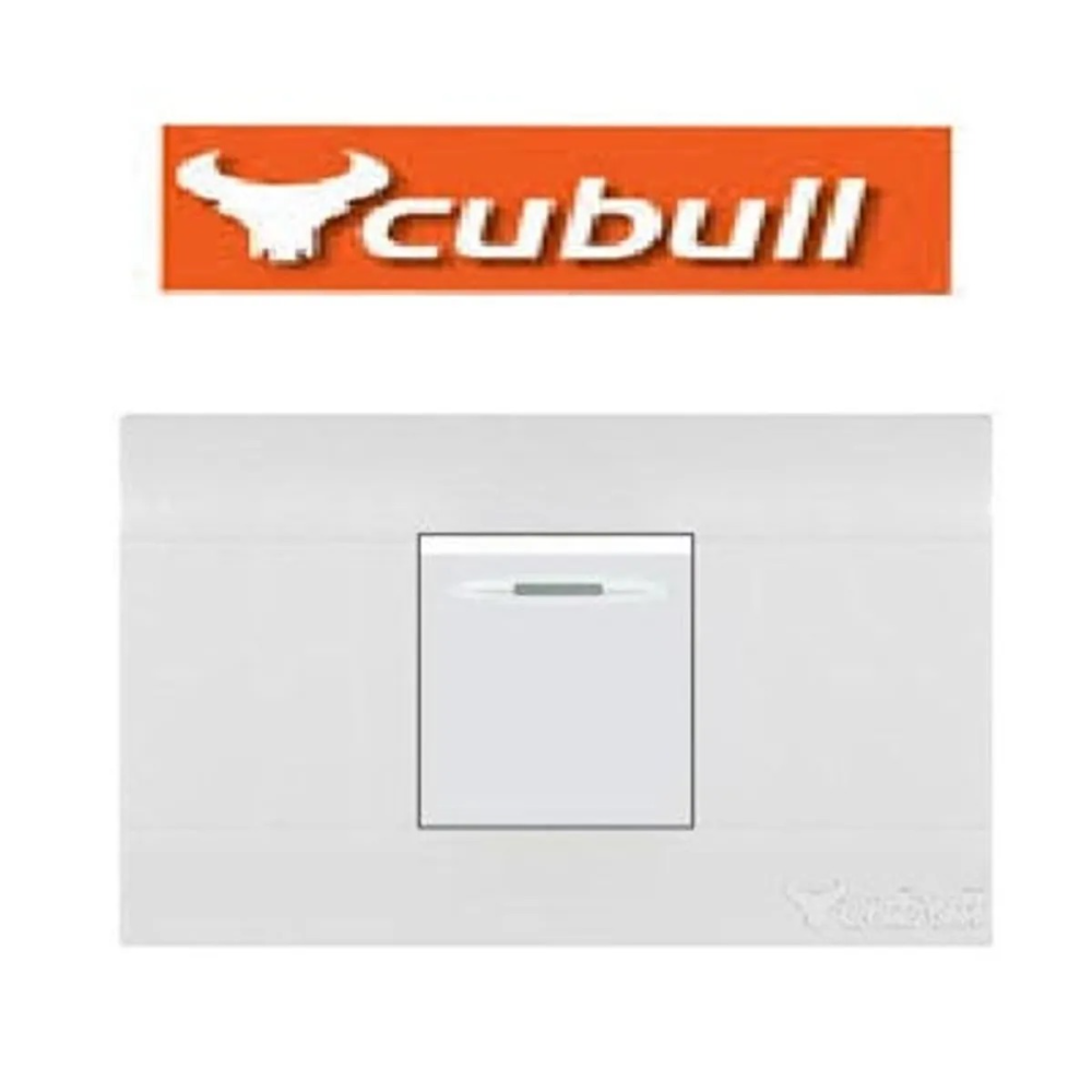 INTERRUPTOR SIMPLE COLOR BLANCO MARCA CUBULL