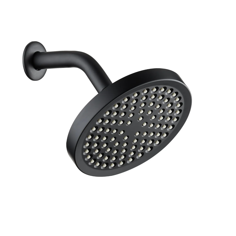 DUCHA REDONDA 5" NEGRO MIRALDI