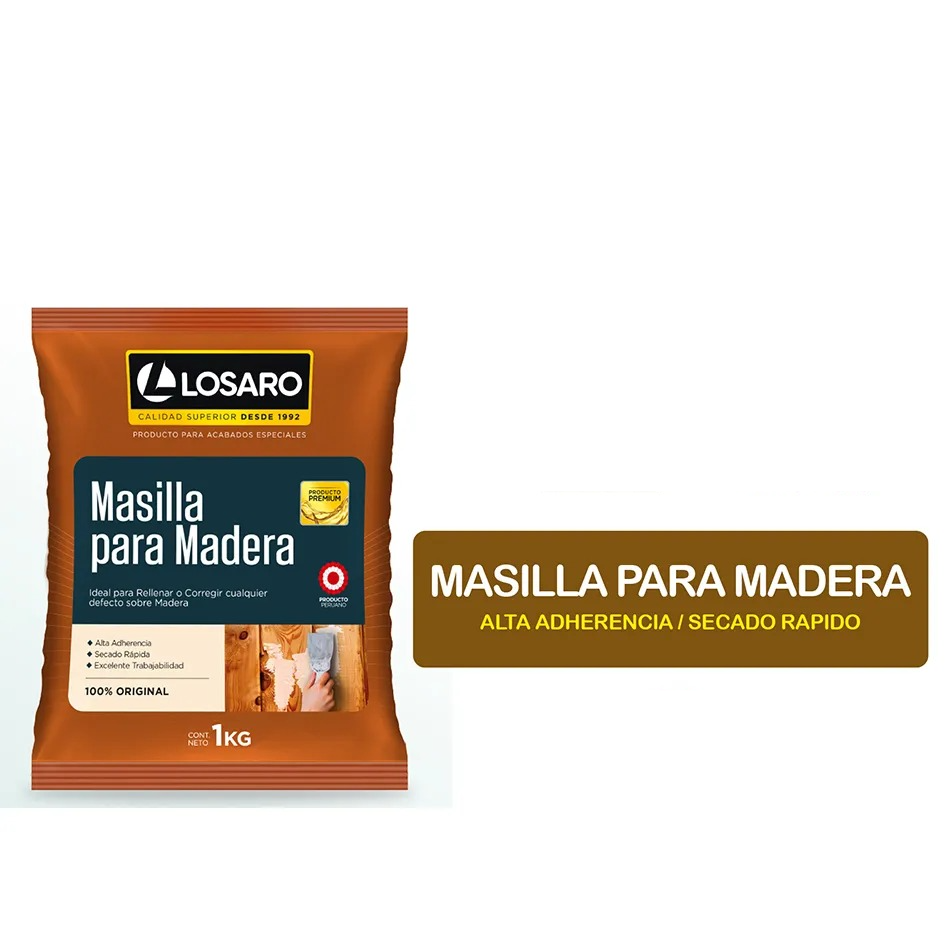 MASILLA PARA MEDERA 1KG LOSARO