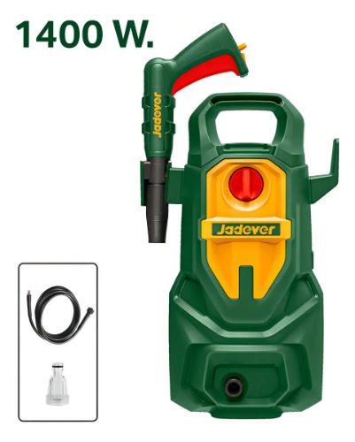 Hidrolavadora 1400w 110bar + 3 Piezas Jadever Color Verde