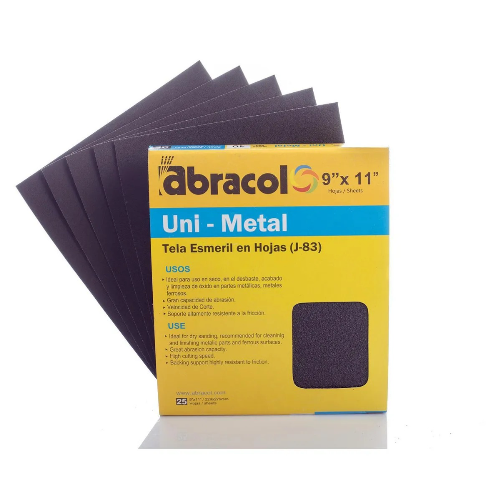 LIJA 80 METAL ABRACOL