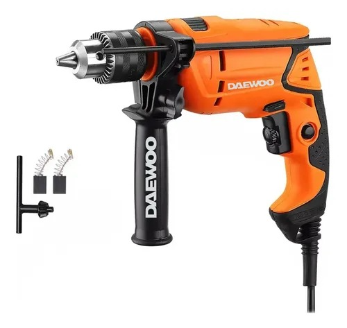 Taladro Percutor De Impacto 750w 12 Daid750bx DAEWOO Naranja