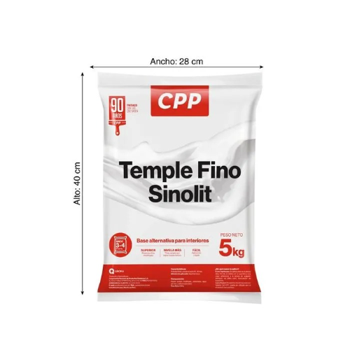 Temple fino Sinolit Blanco 5kg CPP