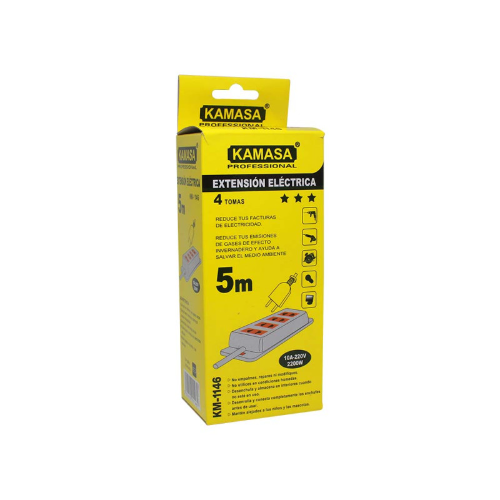 EXTENSION GRIS 4 TOMAS X 5M  - KAMASA