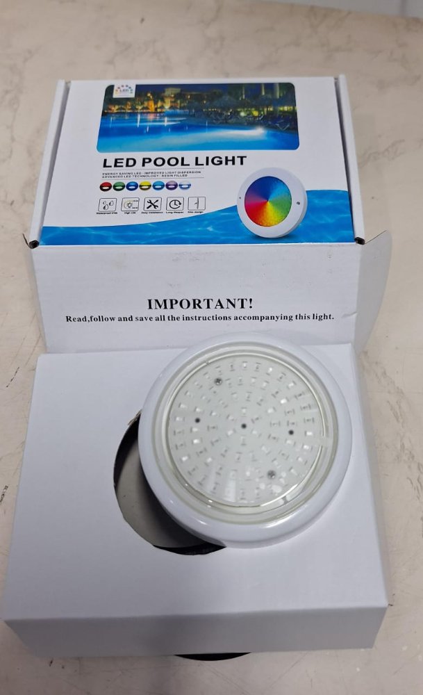 Lampara led piscina multicolor