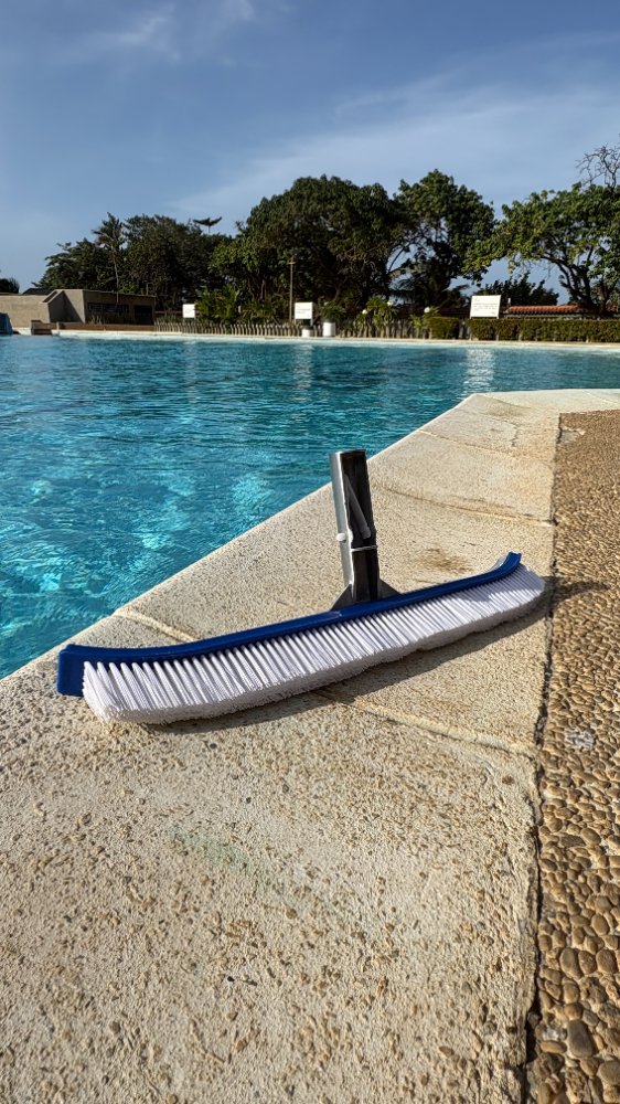 Cepillo nylon  24" 60 cm piscina