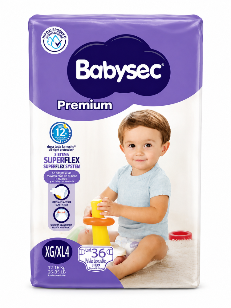 BabySec Premium Talla 4 (36 unidades)