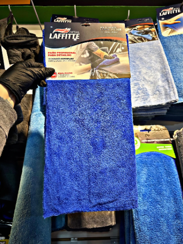Microfibra 40x40 coral Flecce Azul (laffitté)