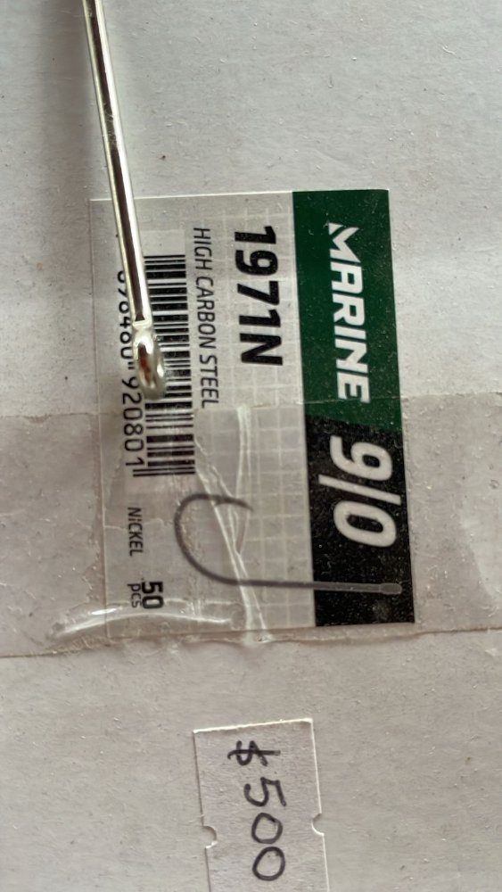 ANZUELO MARINE N*9/0