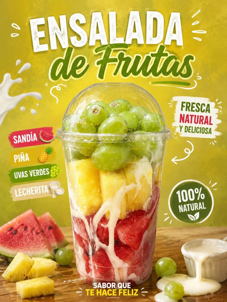 ENSALADA DE FRUTAS 16 ONZAS