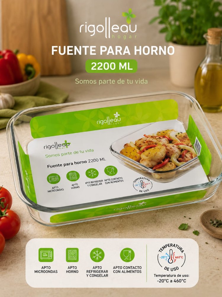 FUENTE PARA HORNO 2200 ML