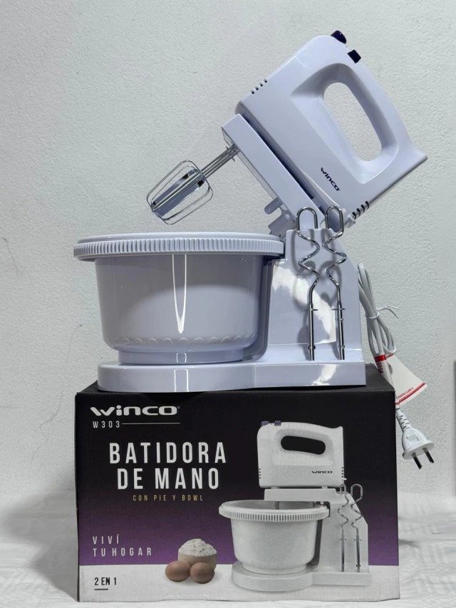 BATIDORA DE MANO CON BOWL WINCO
