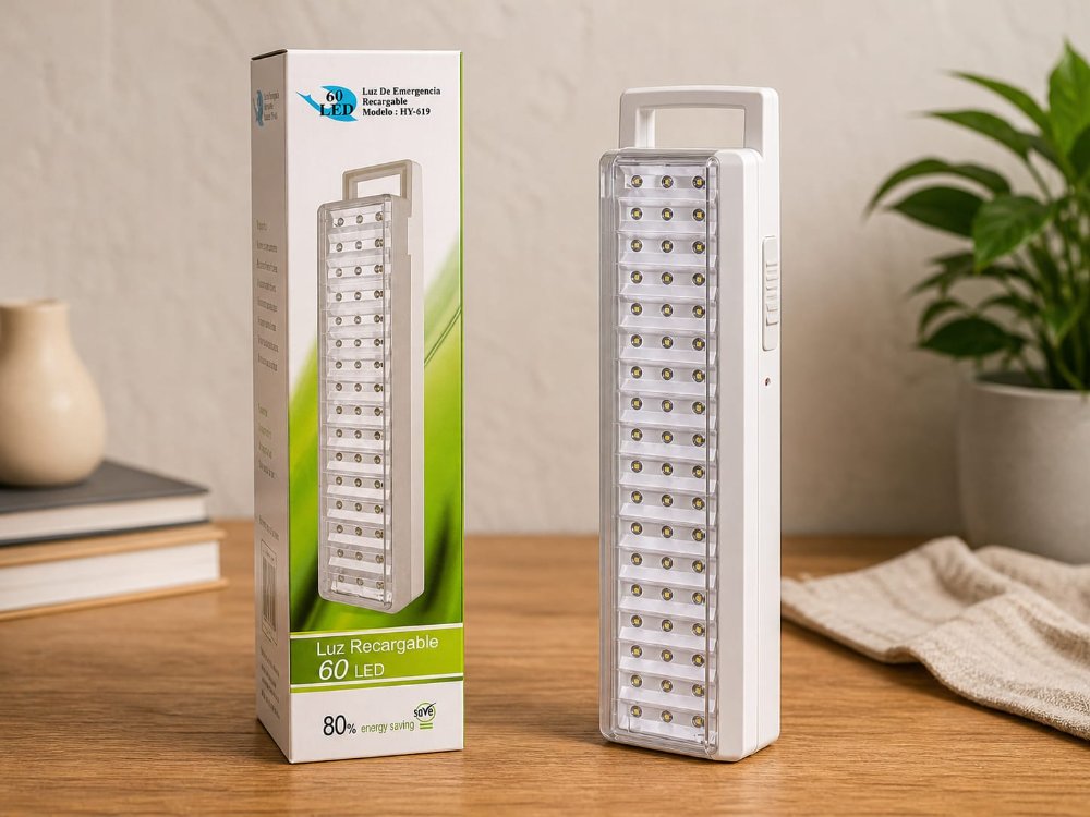 luz de emergencia 60 led