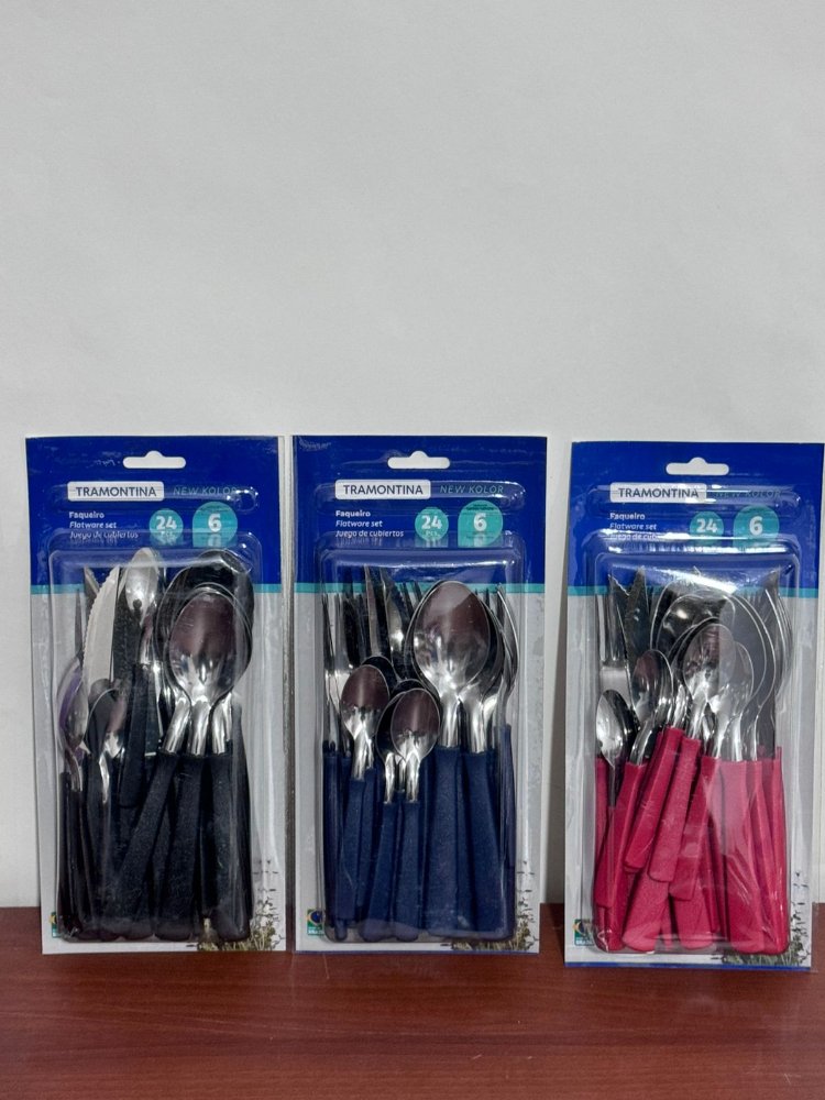 CUBIERTO TRAMONTINA NEW KOLOR 24PZA