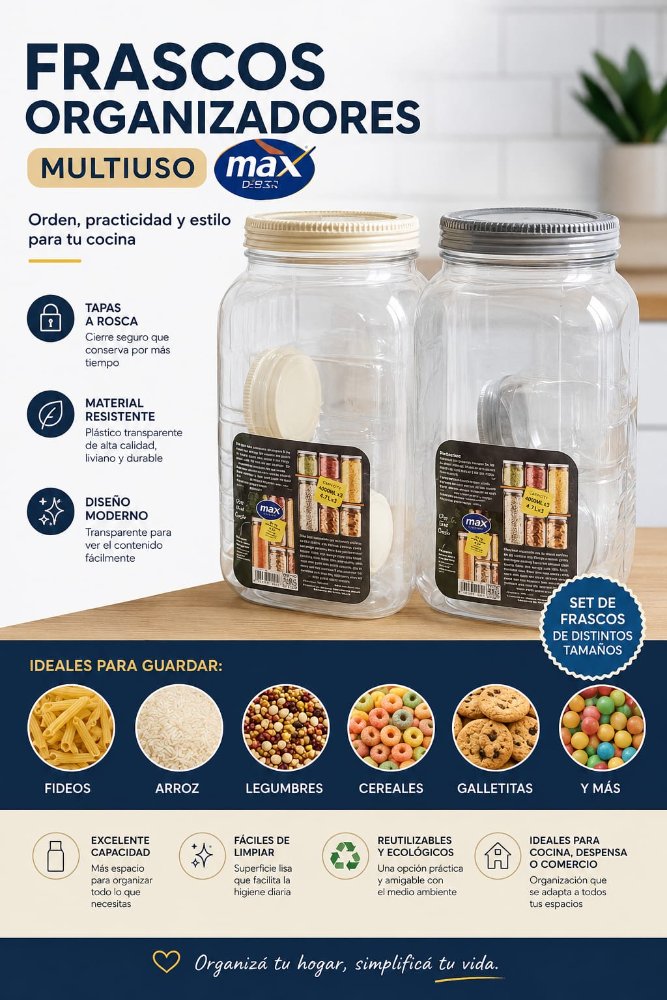 FRASCO  PLASTICO X 4