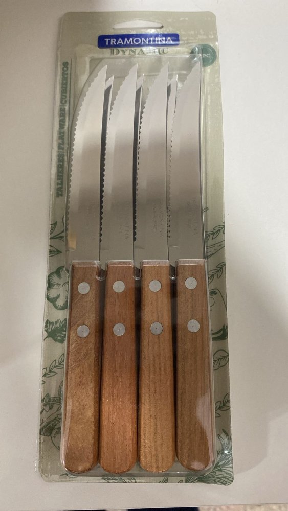 cuchillo madera x 12