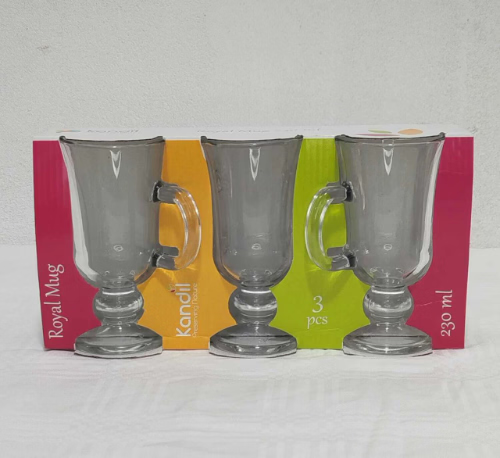 taza vidrio royal x3