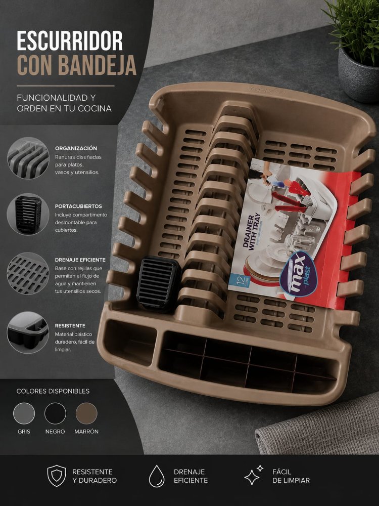 escurridor plastico