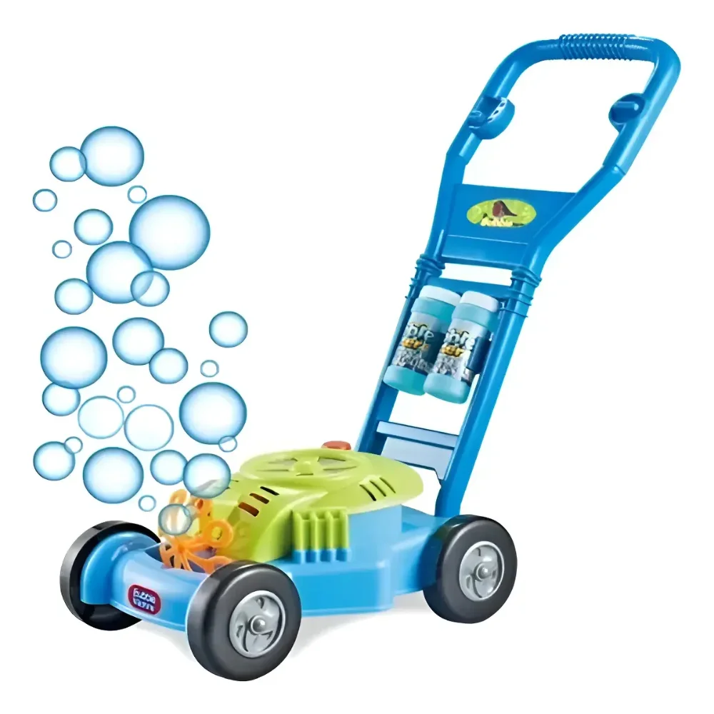 Maquina De Burbujas Corta Pasto Para Niños Corta Cesped