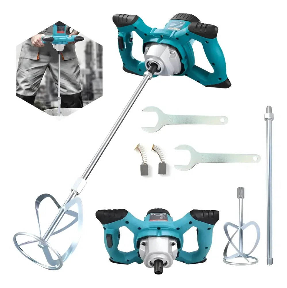 Mezclador Revolvedor Eléctrico Cemento Pintura Yeso 2800w A2411-157 Gaccoa