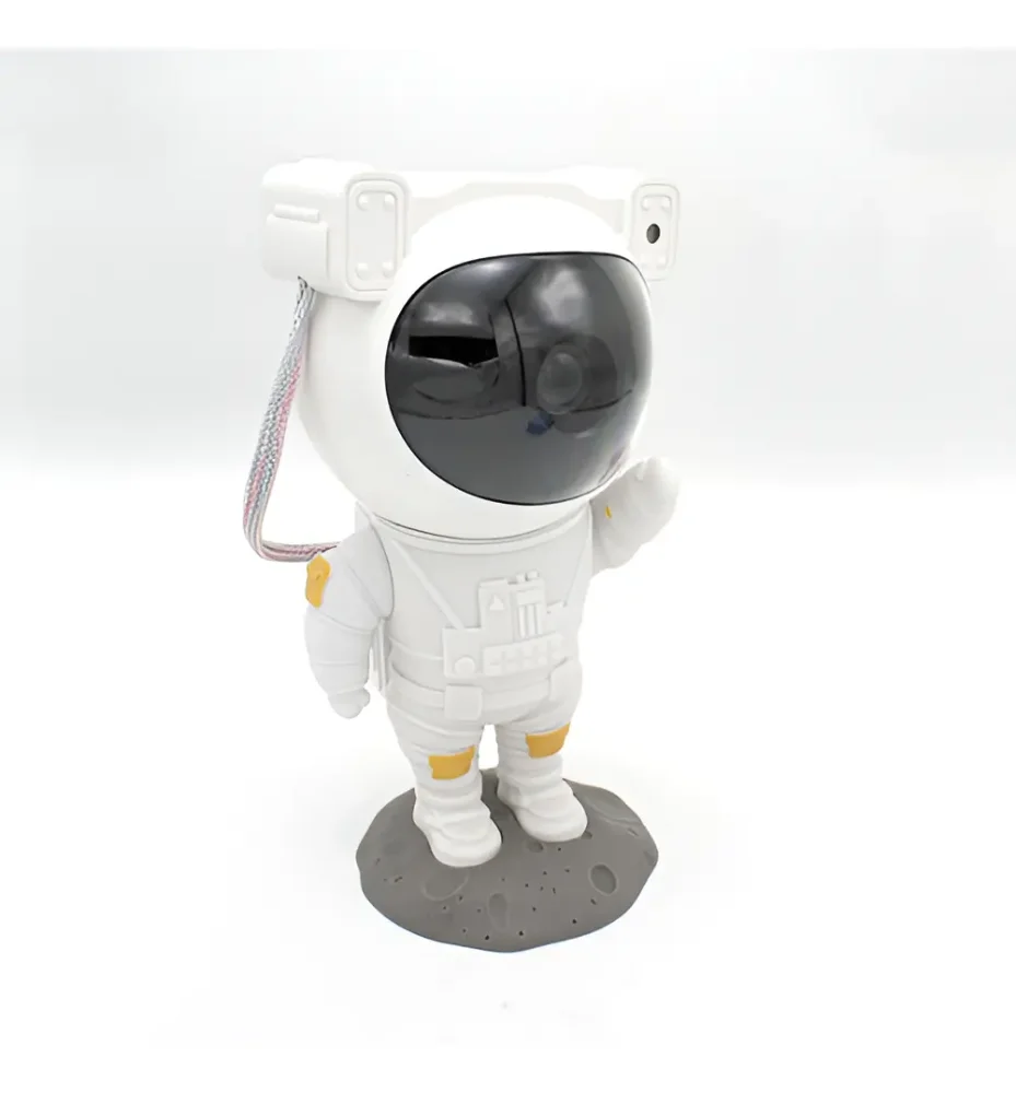 Proyector Lámpara Luz Led Galaxia Astronauta Ho442 Color de la estructura Blanco