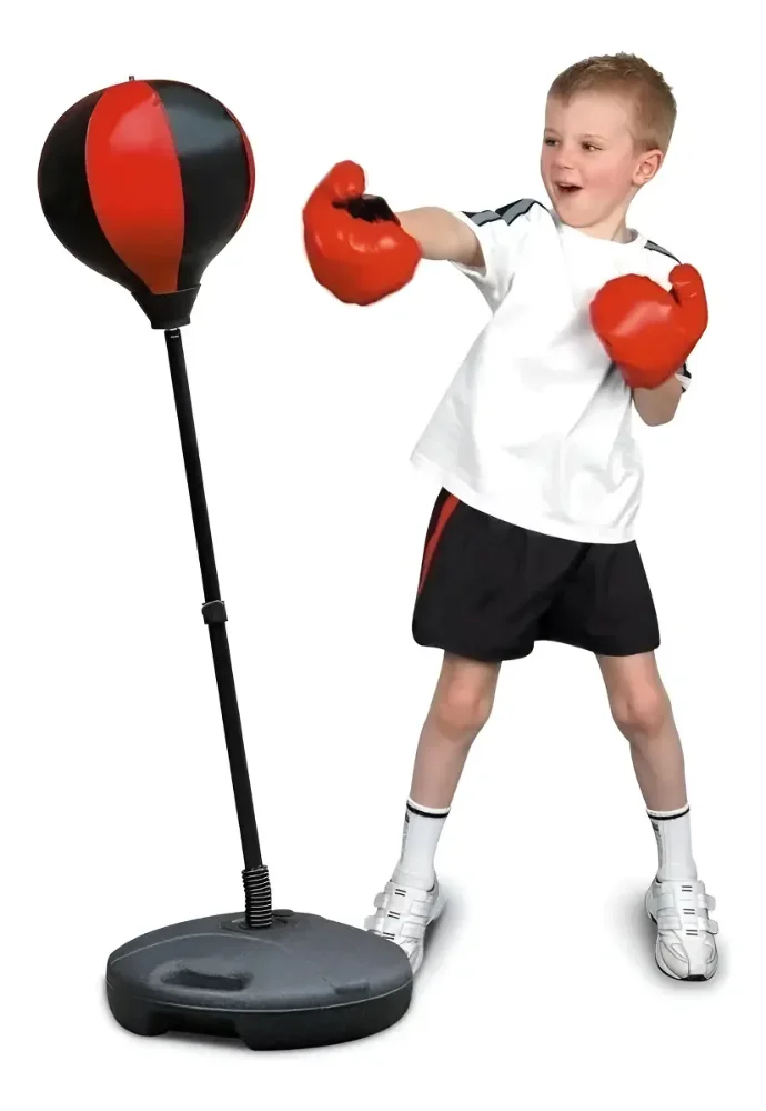 Set De Boxeo Para Niños Punching Ball Con Base