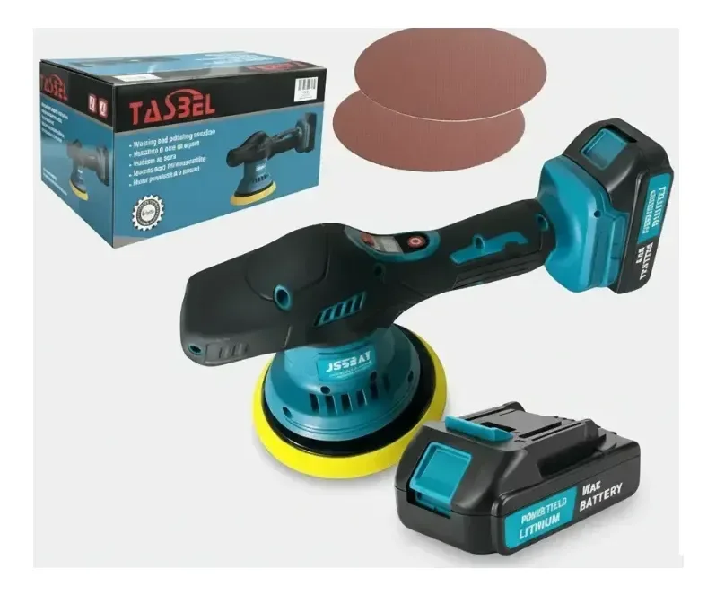 Pulidora Inalambrica Para Automovil Con 2 Baterias 12v