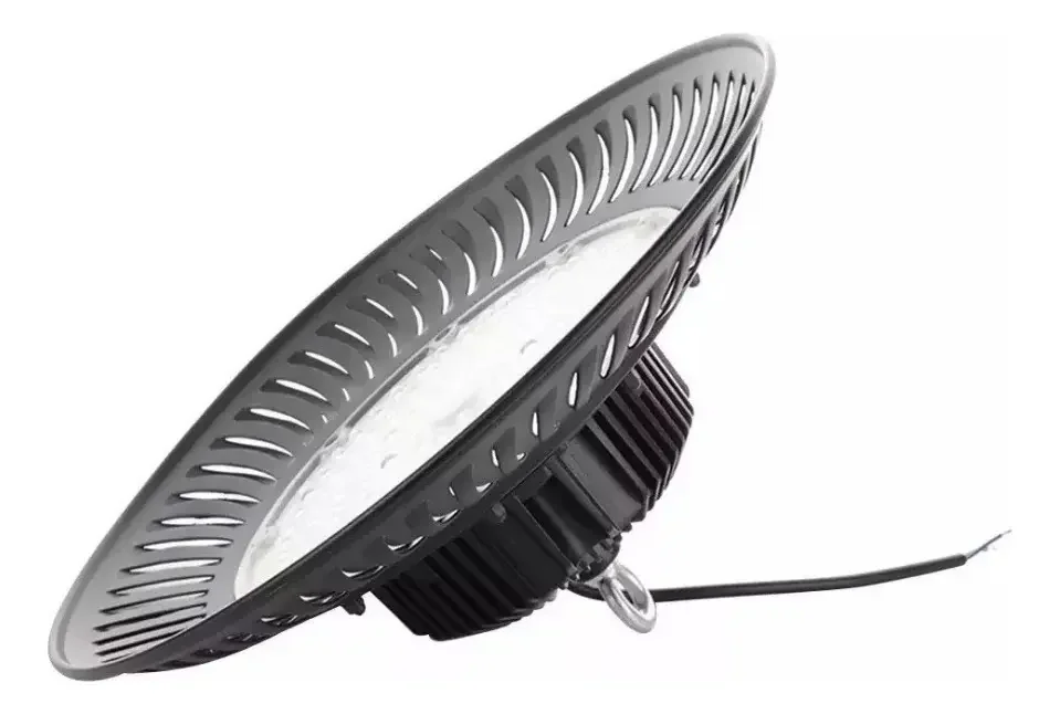 Plafón LED Osmao UFO 200W Negro IP65 Aluminio Luz Blanco Frío 26000LM