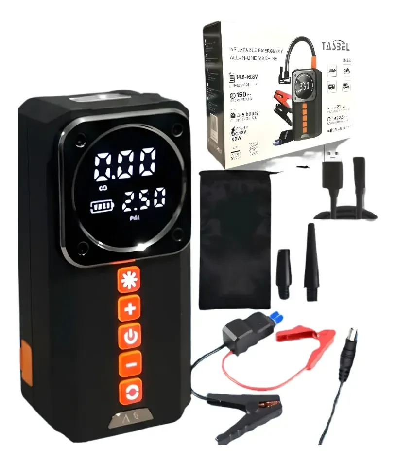 Partidor De Auto Powerbank 12v + Luz Compresor Aire 12v
