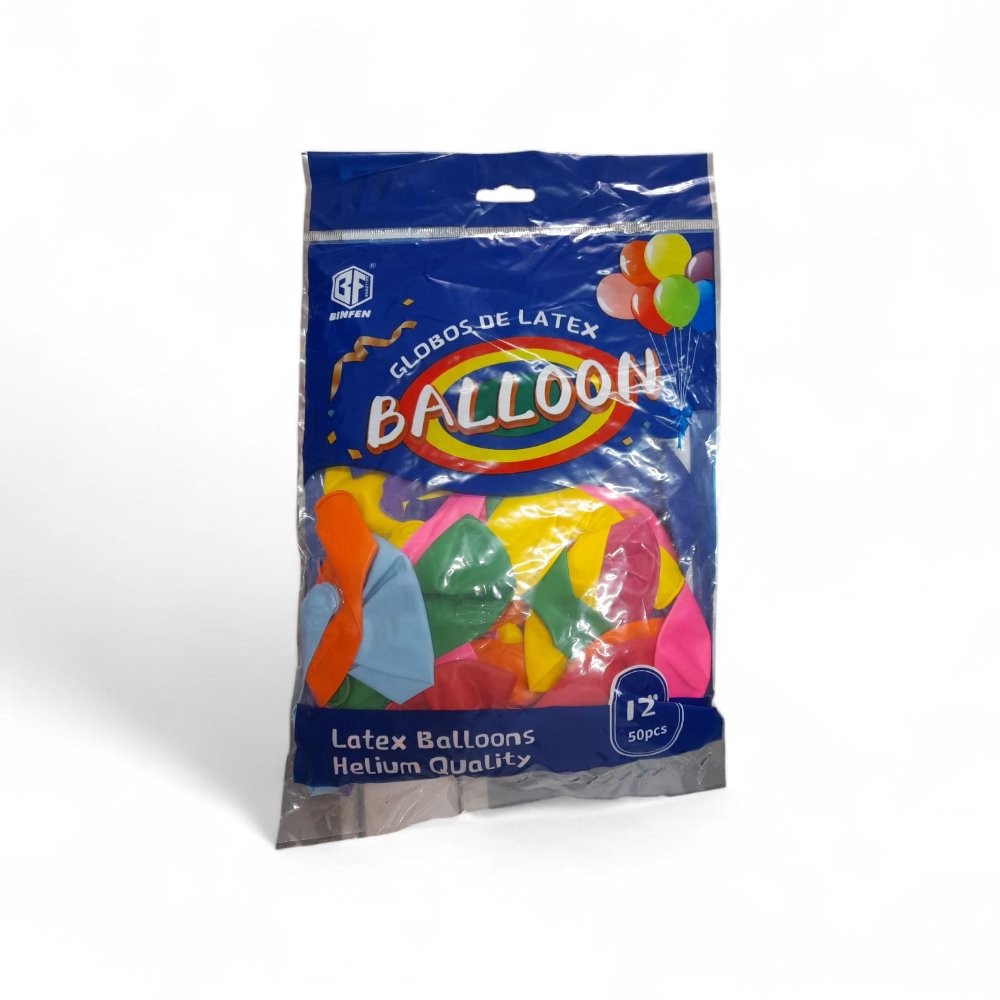 PAQUETES DE GLOBOS SURTIDOS COLORES D2339