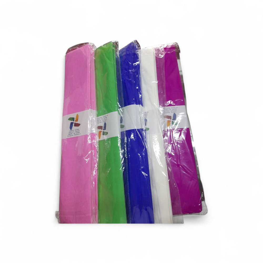 PAQUETE PAPEL CREPE 10 UNIDADES B1723