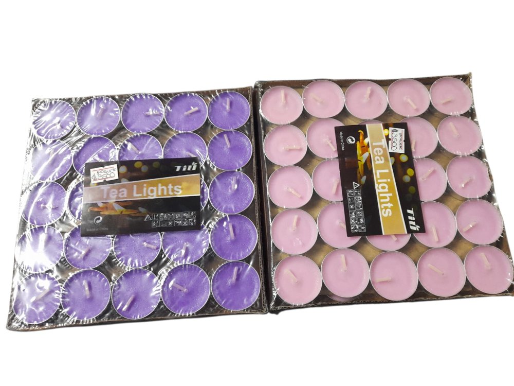 cajas velas 50 redondas  Tea Lights