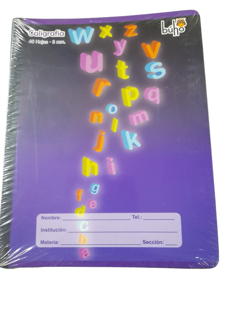 CUADERNO CALIGRAFIA 3MM