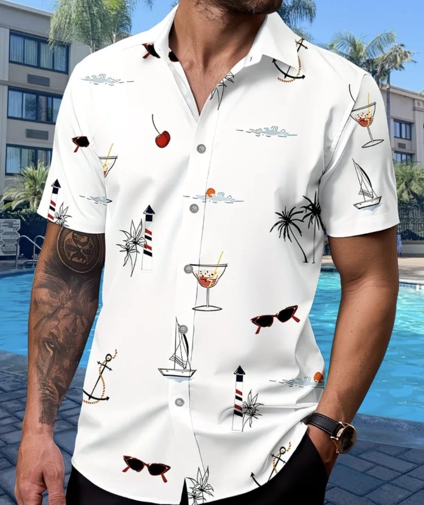 CAMISA HOMBRE PLAYERA TALLA M
