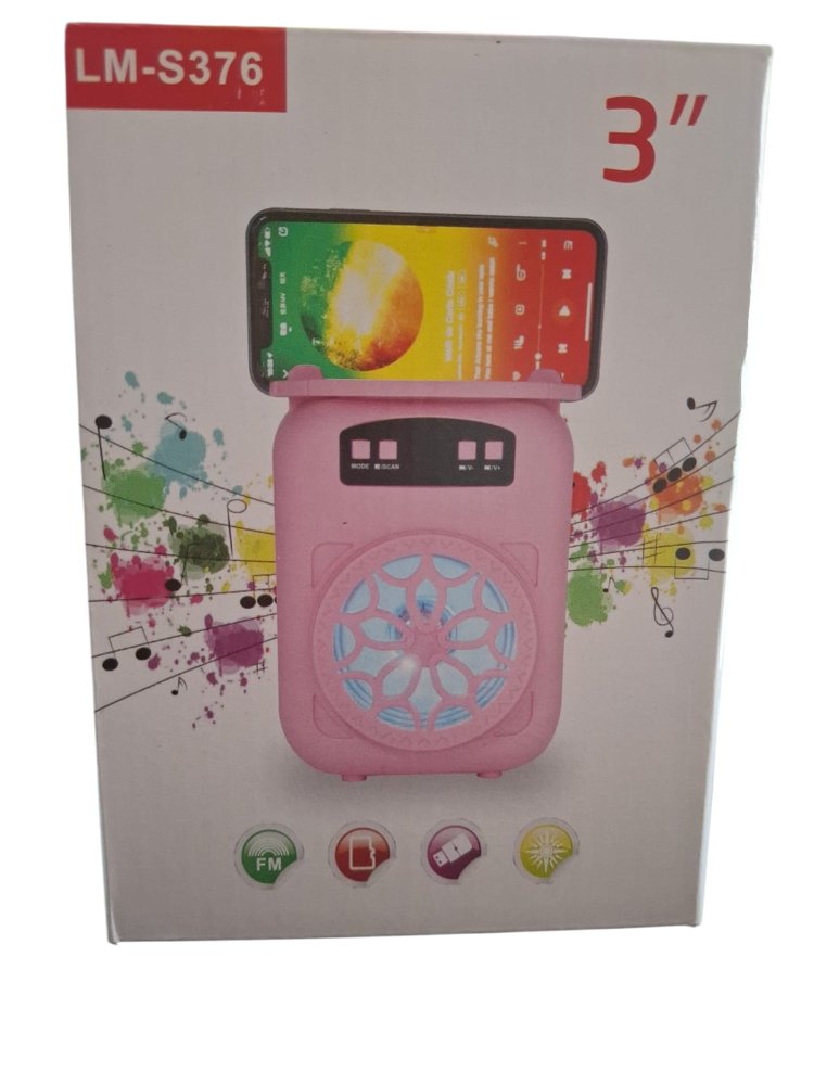 PARLANTE ROSADO 3 PULGADA