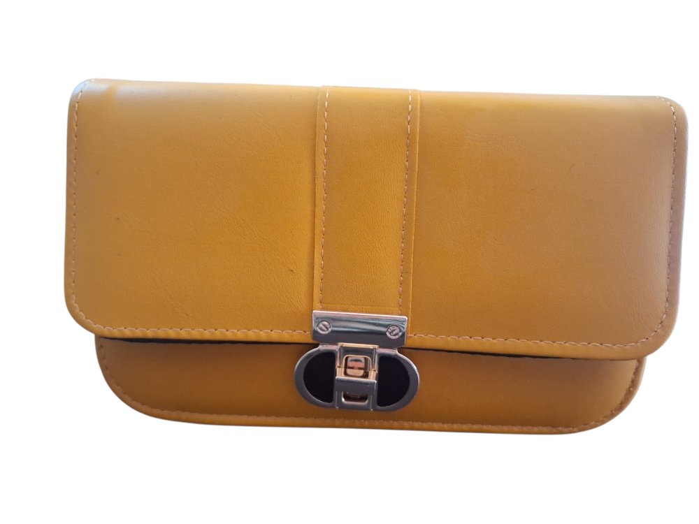 BOLSO COLOR MOSTAZA PEQUEÑO MUJER