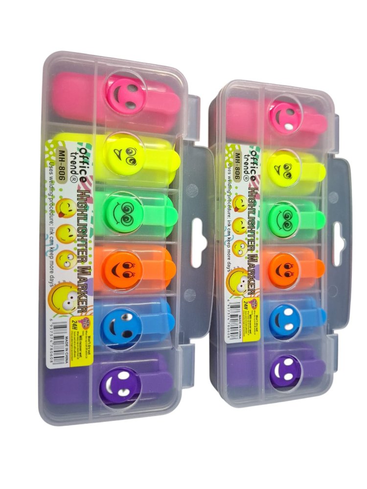 MARCADOR FLOURECENTE 6PZ REF MH-806