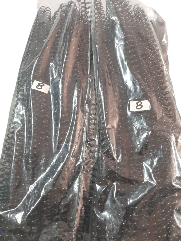 RESORTES ASPIRAL NUMERO 8 NEGRO pequeños