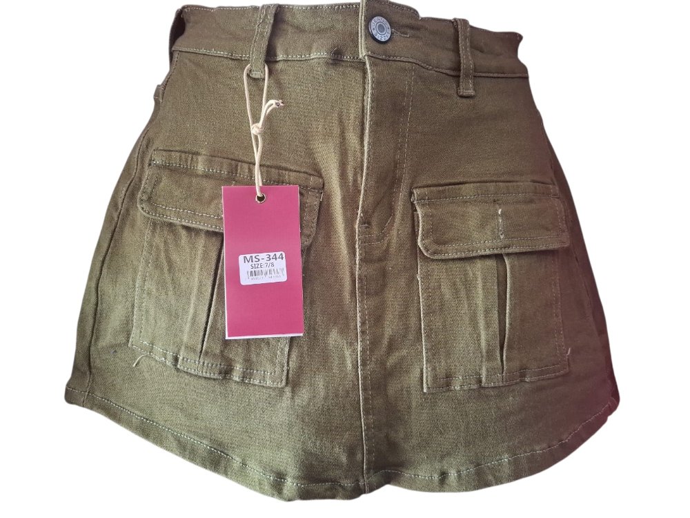 SHORT ENAGUA VERDE TALLA S