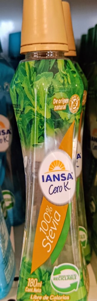 IANSA CERO K 100% STEVIA 180ML X 16