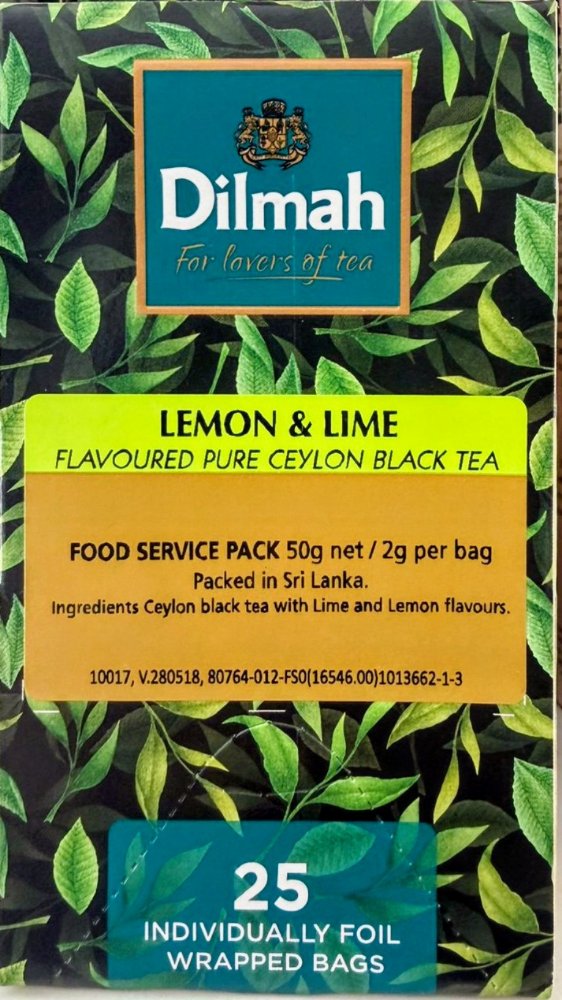 TE DILMAH LIMA/LIMON 25 BOLSAS