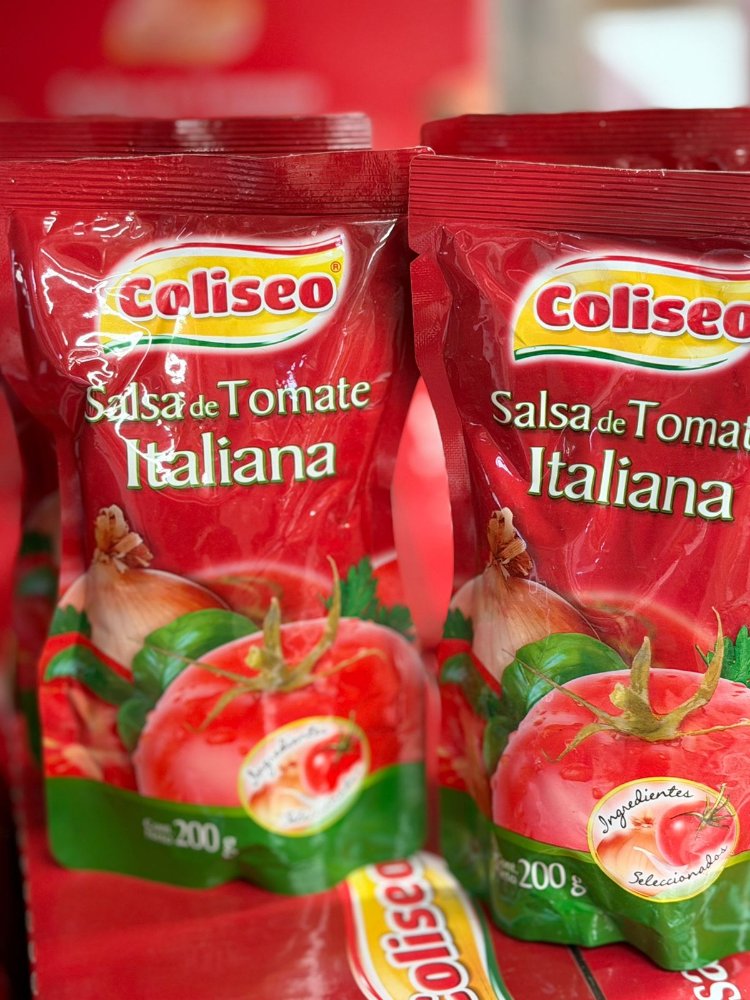 SALSA DE TOMATE ITALIANA COLISEO 200GRX36