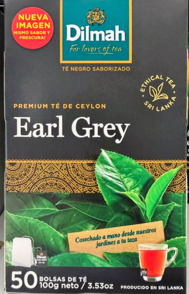 TE DILMAH NEGRO EARL GREY 50 BOLSAS